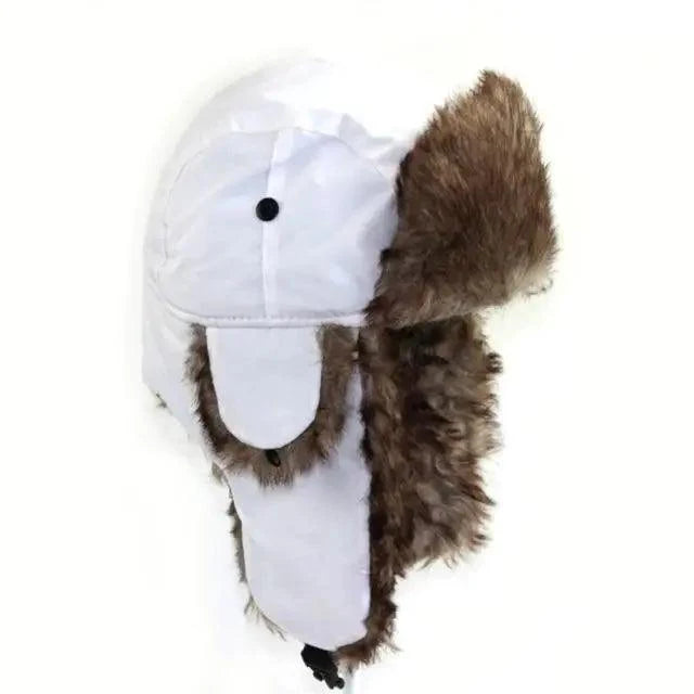 Warm Hat Ear Flaps Cool New Fashion Full Covered Soft And Comfortable Windproof Outdoor Caps For Men