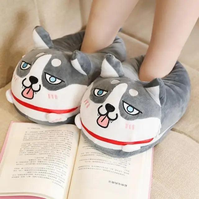 Warm Shark Womens Home Slippers Fashion Plush Winter Funny Elegant Women Slippers