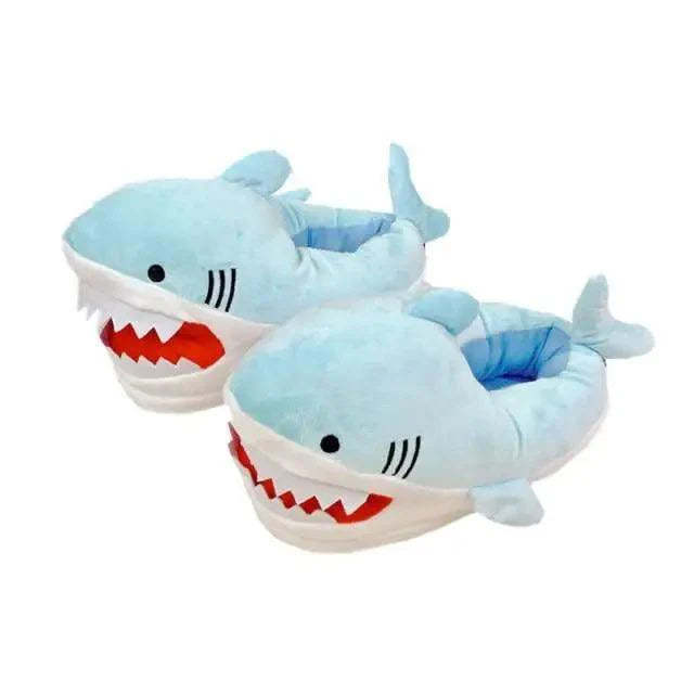 Warm Shark Womens Home Slippers Fashion Plush Winter Funny Elegant Women Slippers