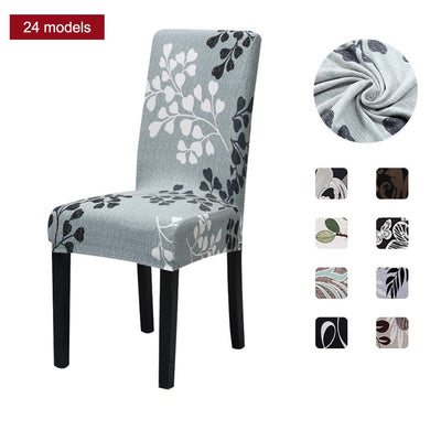 Washable Anti-dust Seat Slipcover Chair Cover Stretch Spandex Chair Covers Elastic Multifunctional Dining Furniture Seat Cover Home Decor For Dining Room  Washable Spandex Kitchen Chair Covers for Dining Room Christmas Decoration