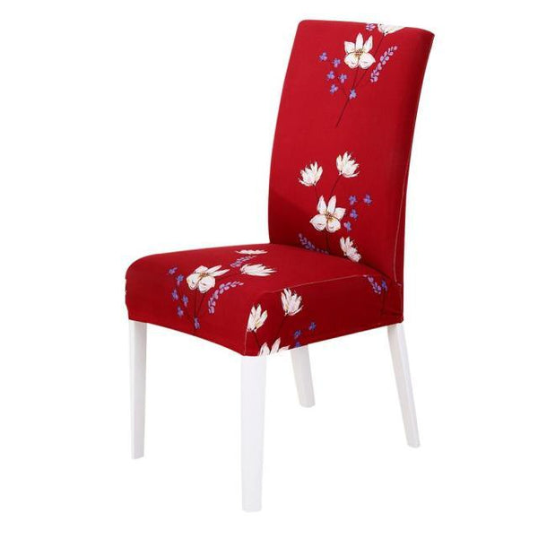 Washable Anti-dust Seat Slipcover Chair Cover Stretch Spandex Chair Covers Elastic Multifunctional Dining Furniture Seat Cover Home Decor For Dining Room  Washable Spandex Kitchen Chair Covers for Dining Room Christmas Decoration