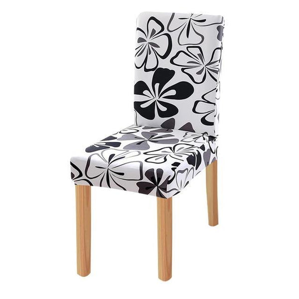 Washable Anti-dust Seat Slipcover Chair Cover Stretch Spandex Chair Covers Elastic Multifunctional Dining Furniture Seat Cover Home Decor For Dining Room  Washable Spandex Kitchen Chair Covers for Dining Room Christmas Decoration