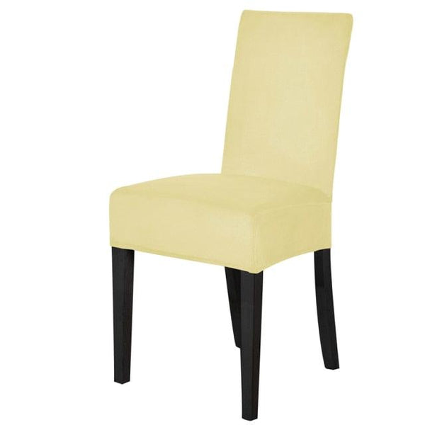 Washable Elastic Seat Parsons Chair Covers Thick Chair Cover Washable Elastic Winter Warm Chair Protector Case Kitchen Restaurant  Washable Spandex Kitchen Chair Covers for Dining Room Christmas Decoration Holiday Party