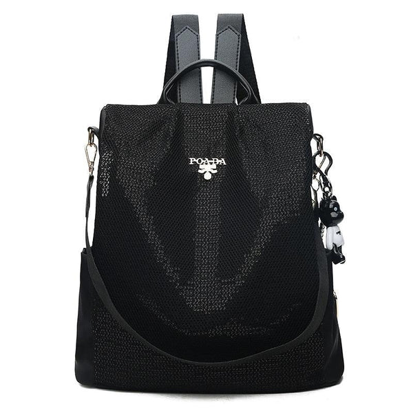 Water Resistant Anti Theft Backpack Oxford Travel Daypack 30cm