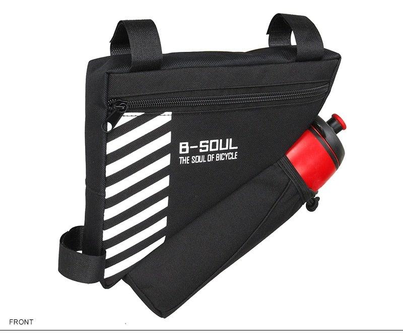 Waterproof Bicycle Bag Bike Triangle Bag For Bicycle Front Frame Bag Bike Bag Cycling Top Tube Bag Bicycle Bottle Bag Bike Storage Frame Bag Bicycle Front Tube Triangle Water Resistant Cycling Pack Strap On Pouch Bike Accessories Tool Accessible