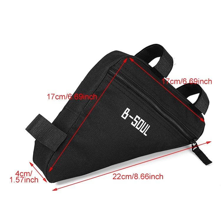 Waterproof Bicycle Bag Bike Triangle Bag For Bicycle Front Frame Bag Bike Bag Cycling Top Tube Bag Bicycle Bottle Bag Bike Storage Frame Bag Bicycle Front Tube Triangle Water Resistant Cycling Pack Strap On Pouch Bike Accessories Tool Accessible