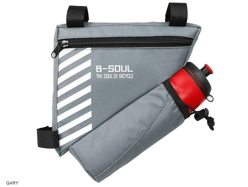 Waterproof Bicycle Bag Bike Triangle Bag For Bicycle Front Frame Bag Bike Bag Cycling Top Tube Bag Bicycle Bottle Bag Bike Storage Frame Bag Bicycle Front Tube Triangle Water Resistant Cycling Pack Strap On Pouch Bike Accessories Tool Accessible