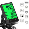 Waterproof Bicycle Computer Wireless And Wired Bike Cycling Odometer Stopwatch Speedometer Bicycle Speedometer With LCD Display 20 Functions And Automatic Wake-up