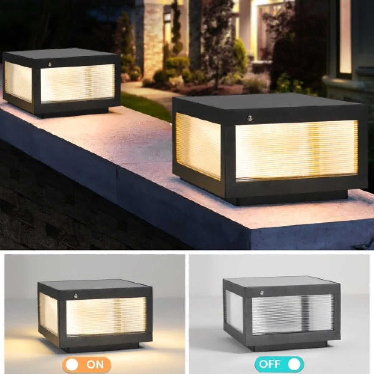 Waterproof Dimmable Solar LED Lights for Outside
