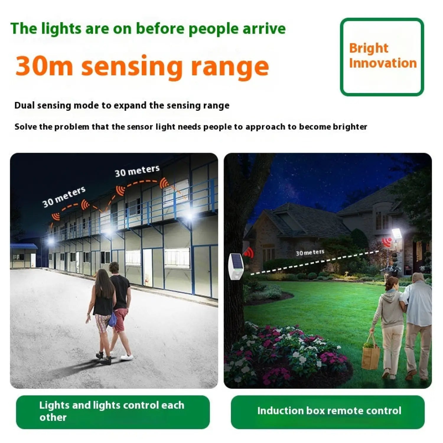 Waterproof Outdoor Solar Lamp for Home & Pathways