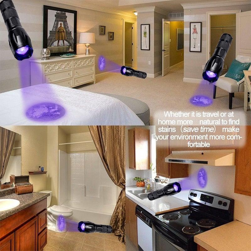 Waterproof Z45 Led Flashlight Ultra Bright Waterproof MINI Torch T6/L2/V6 zoomable 5 Modes 18650 rechargeable Battery for camping tactica Led Mini Water-Resistant Torch Light For Indoor & Outdoor Camping Hiking Accessories Gear