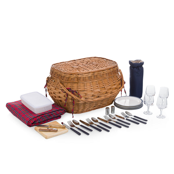 Highlander Picnic Basket for 4 Picnic Time Family of Brands
