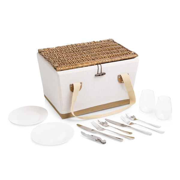 Lemongrove Picnic Basket for 2 - Bees & Lemons Picnic Time Family of Brands