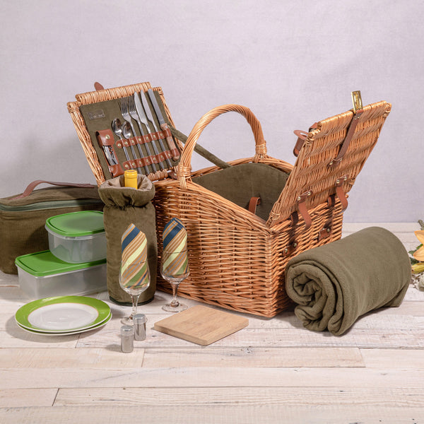Somerset Picnic Basket for 2 Picnic Time Family of Brands