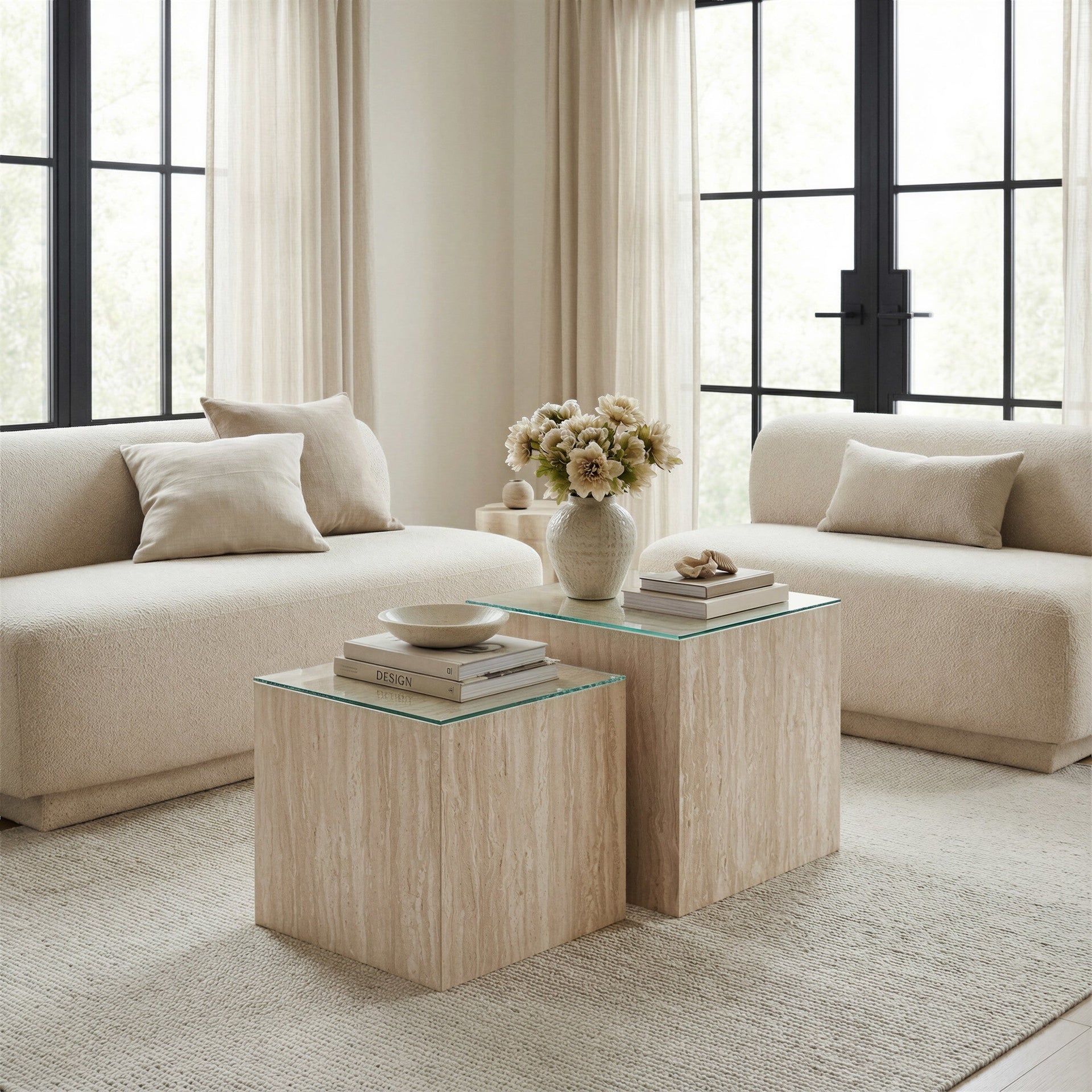 Anese Loveseat Multigrain Beige