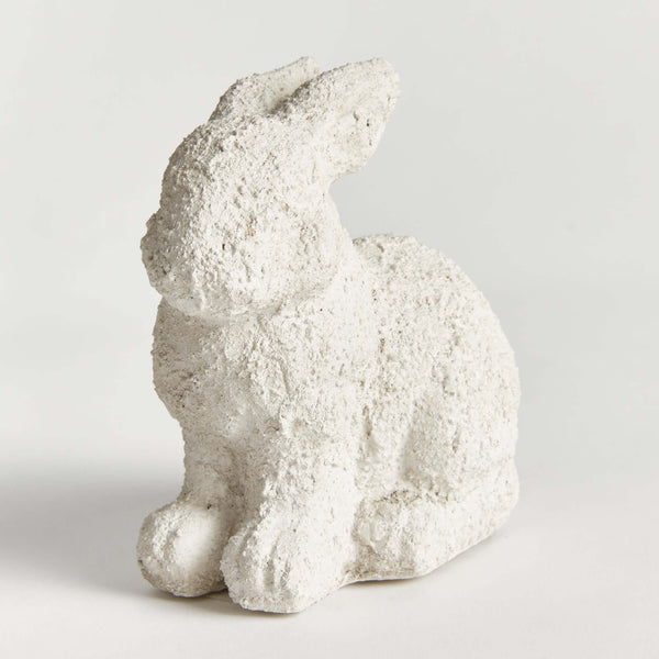 Weathered Terracotta Bunny Garden Statue