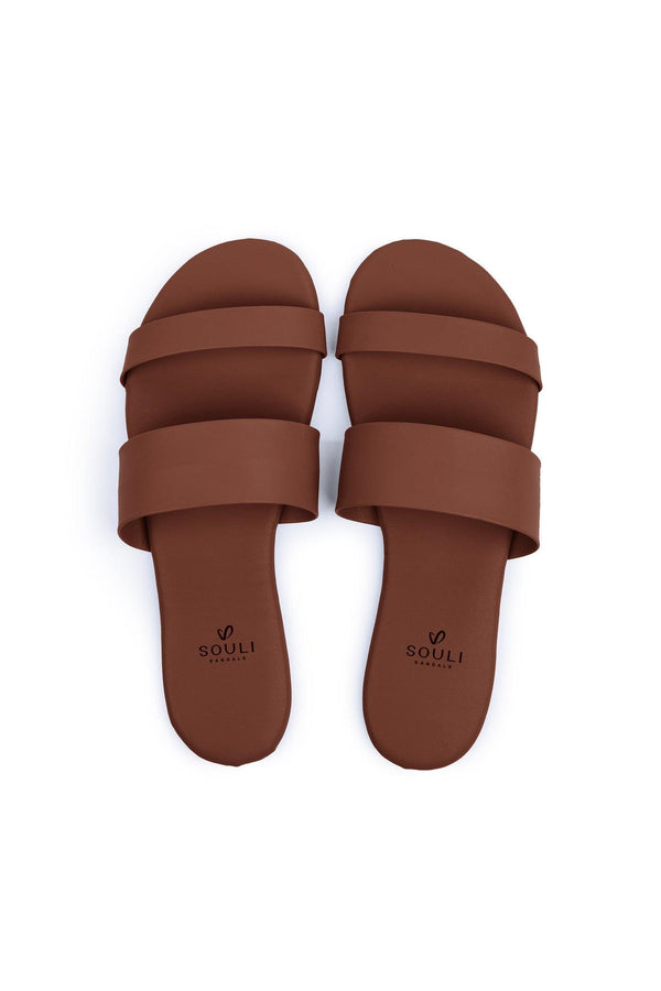 Souli Slides w/ Purse │ Memory Foam Padding │ Thin Sole