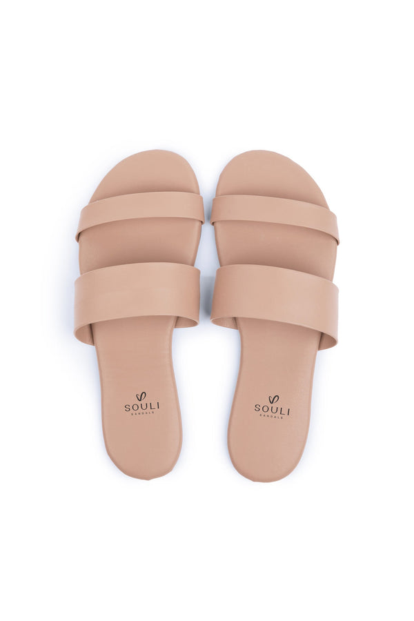 Souli Slides w/ Purse │ Memory Foam Padding │ Thin Sole