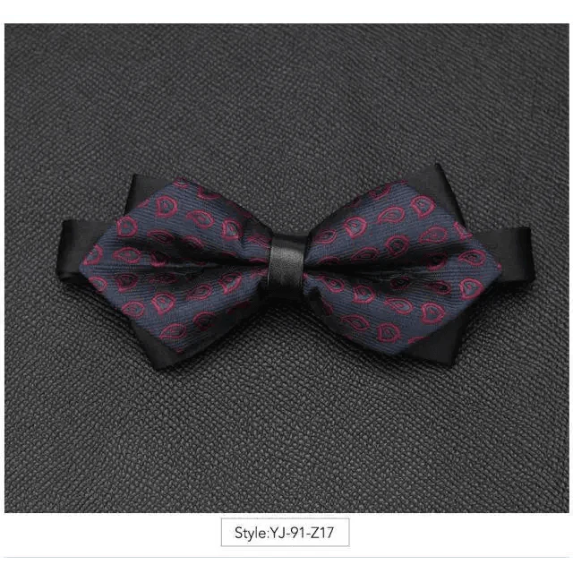 Wedding Men Butterfly Bowtie Formal Bow Ties Beautiful Printed Men Luxury Adjustable Business Bowties