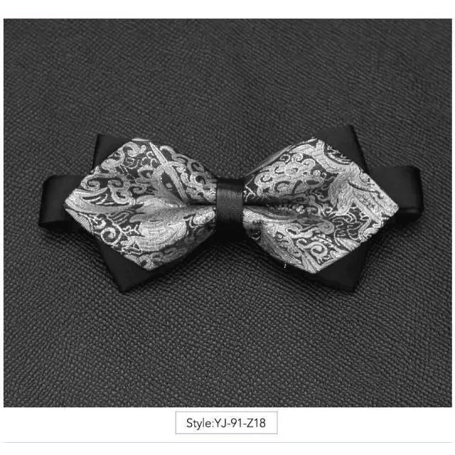 Wedding Men Butterfly Bowtie Formal Bow Ties Beautiful Printed Men Luxury Adjustable Business Bowties