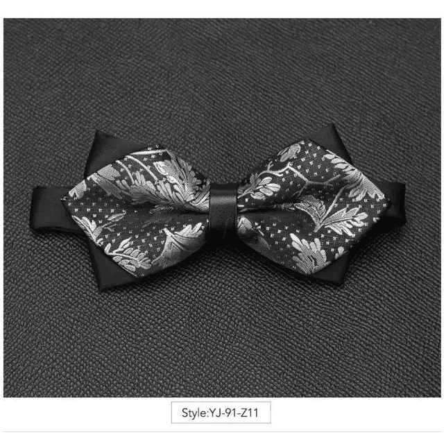 Wedding Men Butterfly Bowtie Formal Bow Ties Beautiful Printed Men Luxury Adjustable Business Bowties