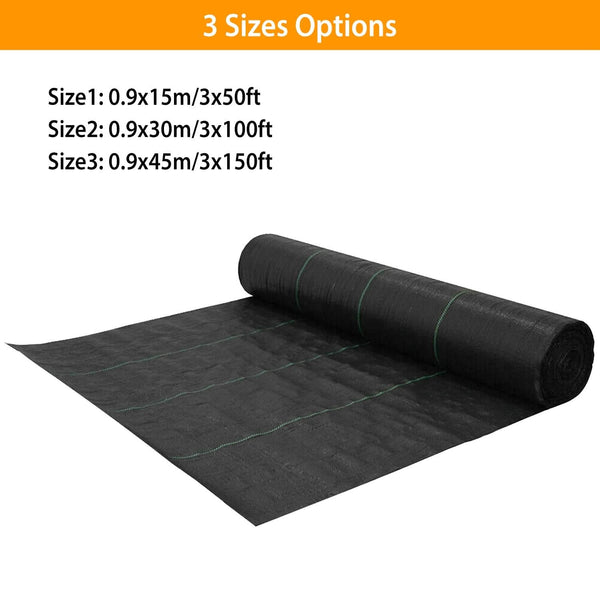 Weed Barrier Landscape Gardening Mat Fabric Woven