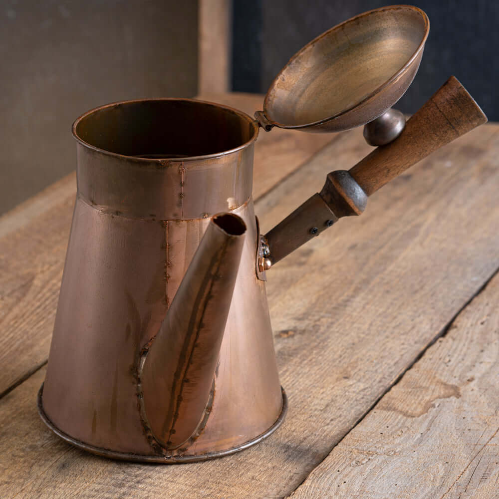 Western Farmhouse Coffee Pot in Copper