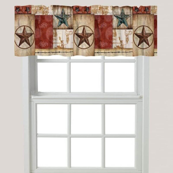 Western Star Patch Valance - Gifts for You 'n Me