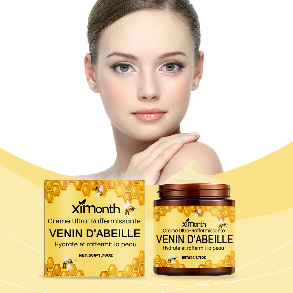 XIMONTHS bee venom peptide firming moisturizer