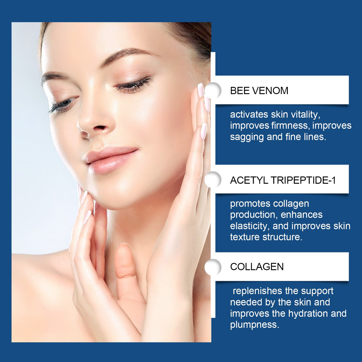 Bee venom moisturizer for smoother-looking skin