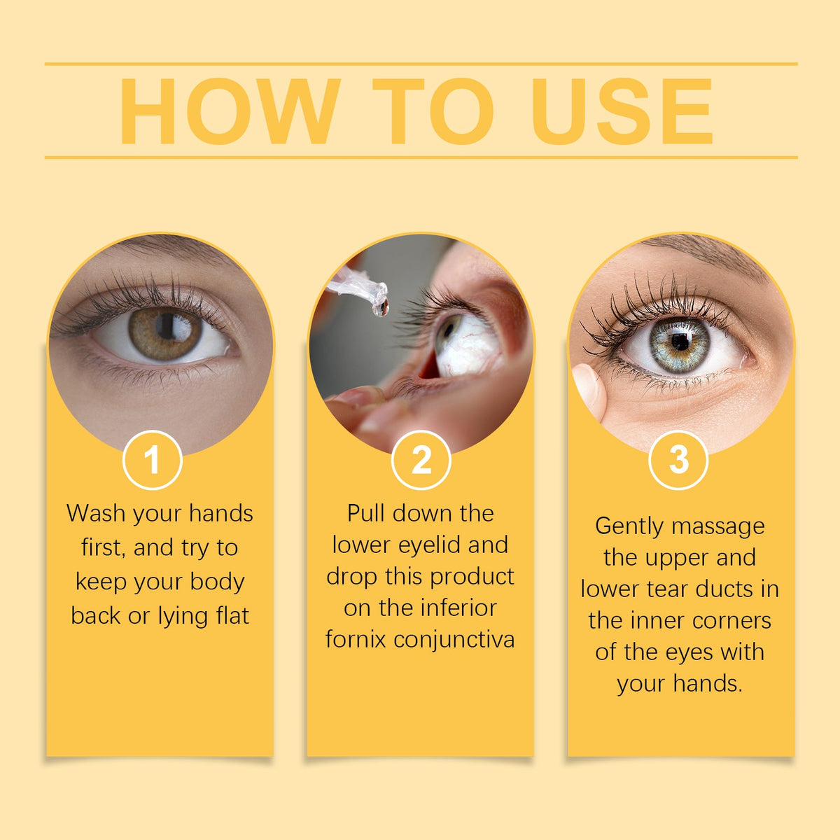 How to apply XIMONTHS blueberry honey eye drops