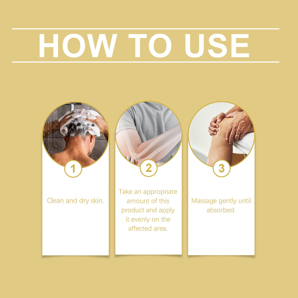How to use XIMONTHS knee joint cream