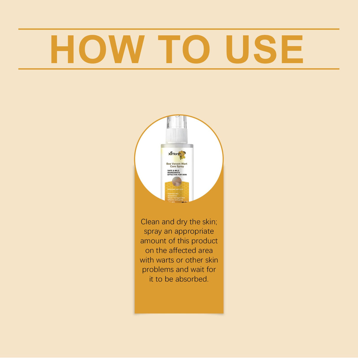 Skin tag spray daily-care format