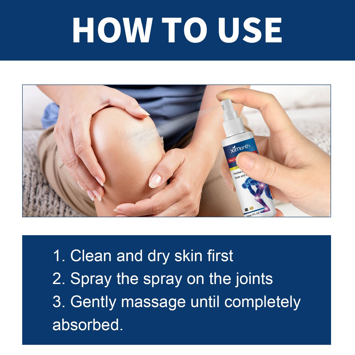 How to use XIMONTHS chondroitin spray