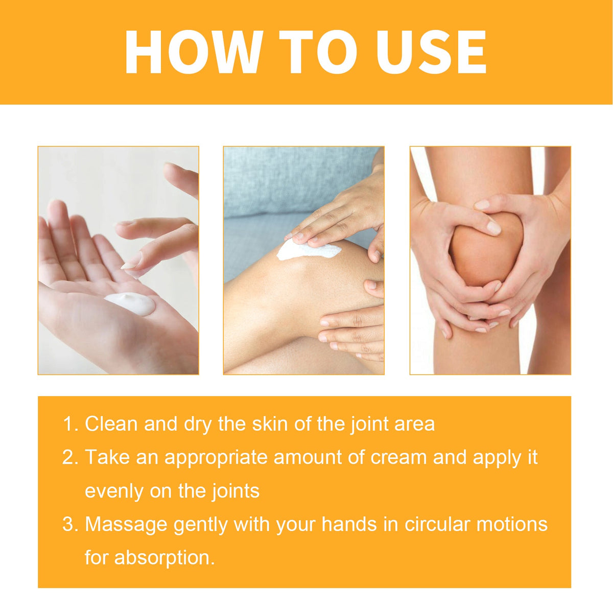 How to apply XIMONTHS wrist joint cream