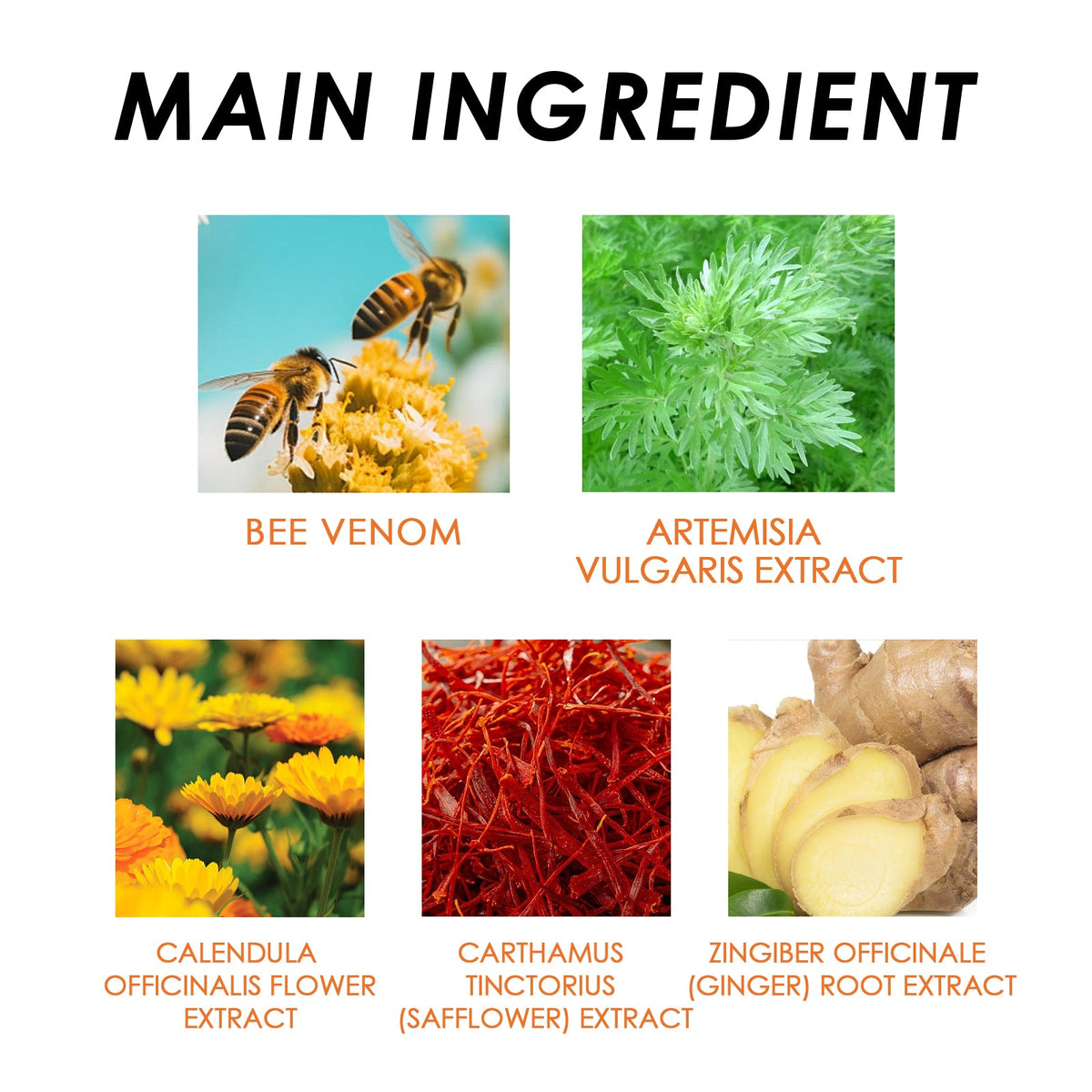 Botanical navel patch ingredients