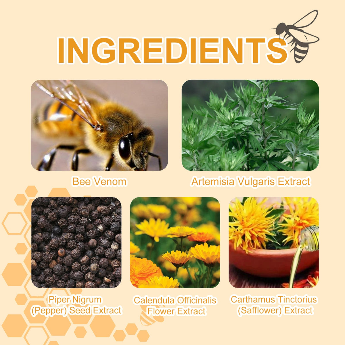 Bee venom body patch packaging