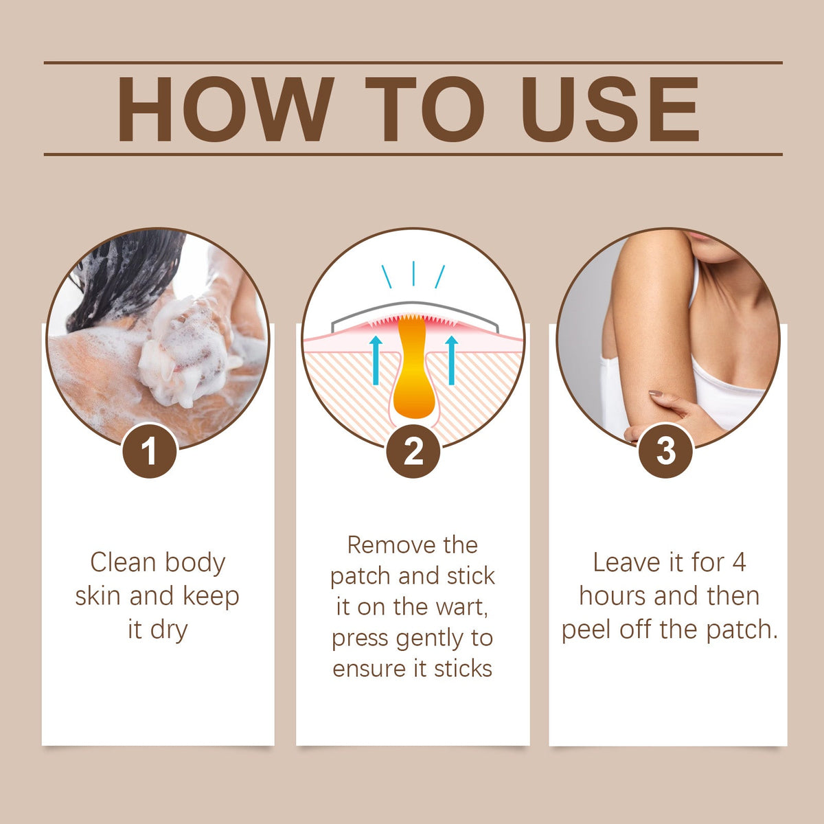How to apply XIMONTHS wart care patch