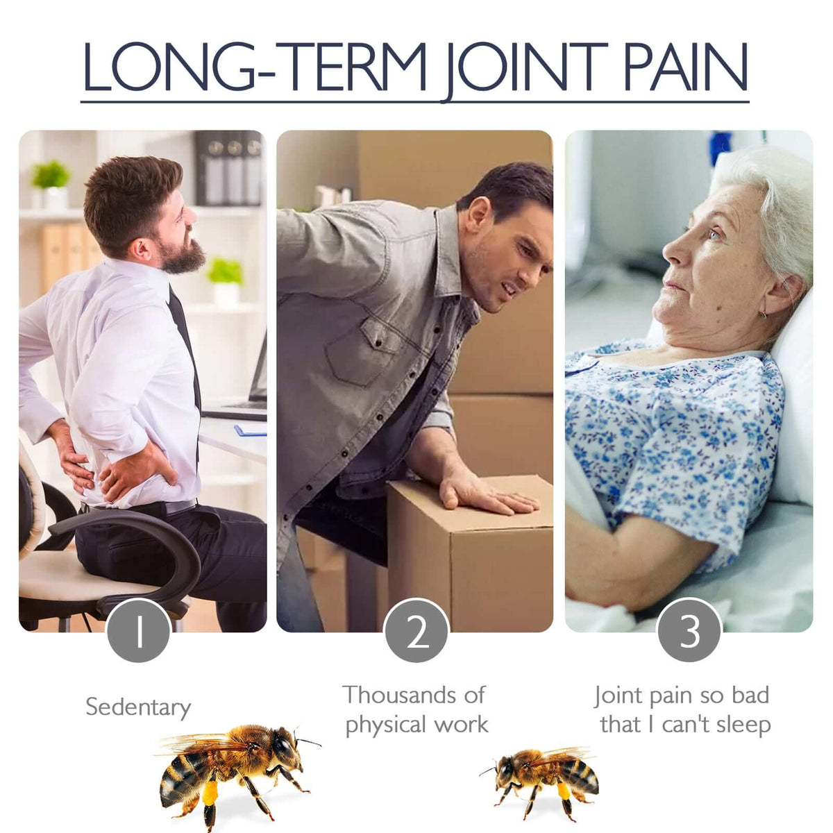 bee venom joint care ointment for deformities targeting multi-area joint pain and stiffness