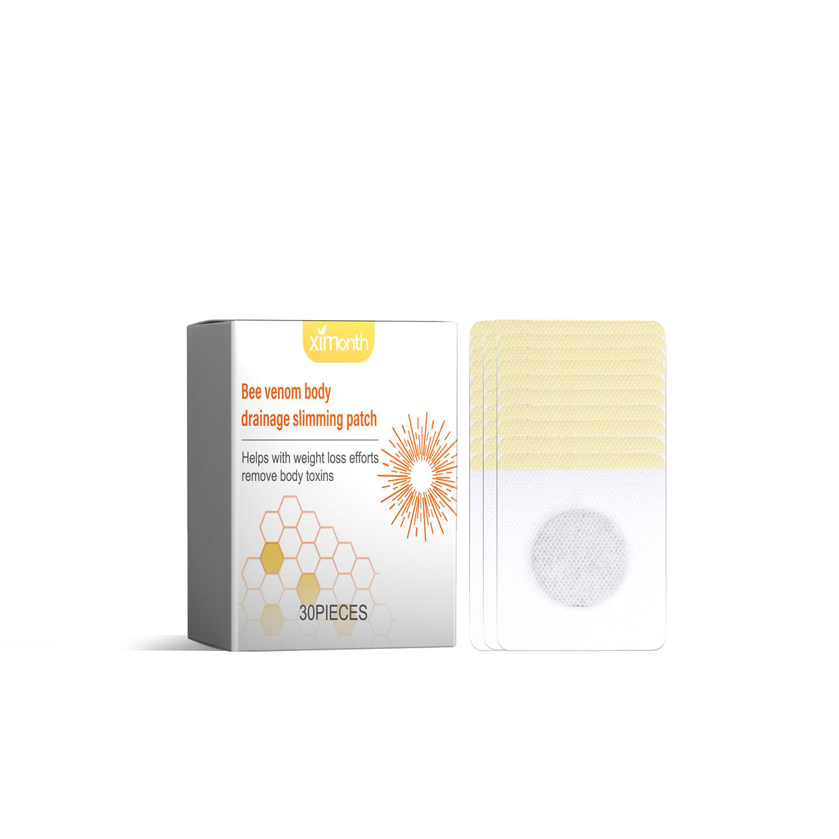 XIMONTHS bee venom body shaping navel patch