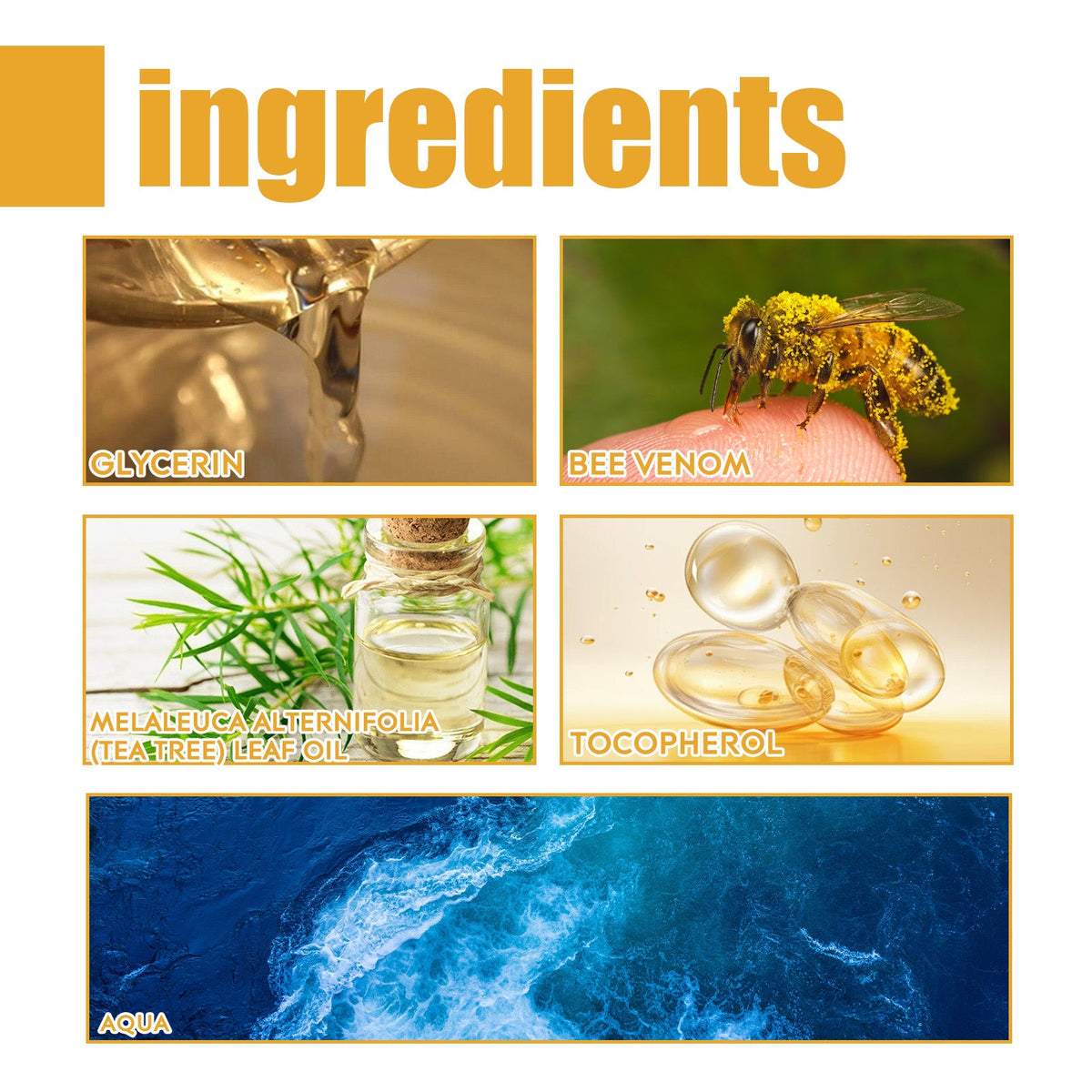 Bee venom spot spray packaging