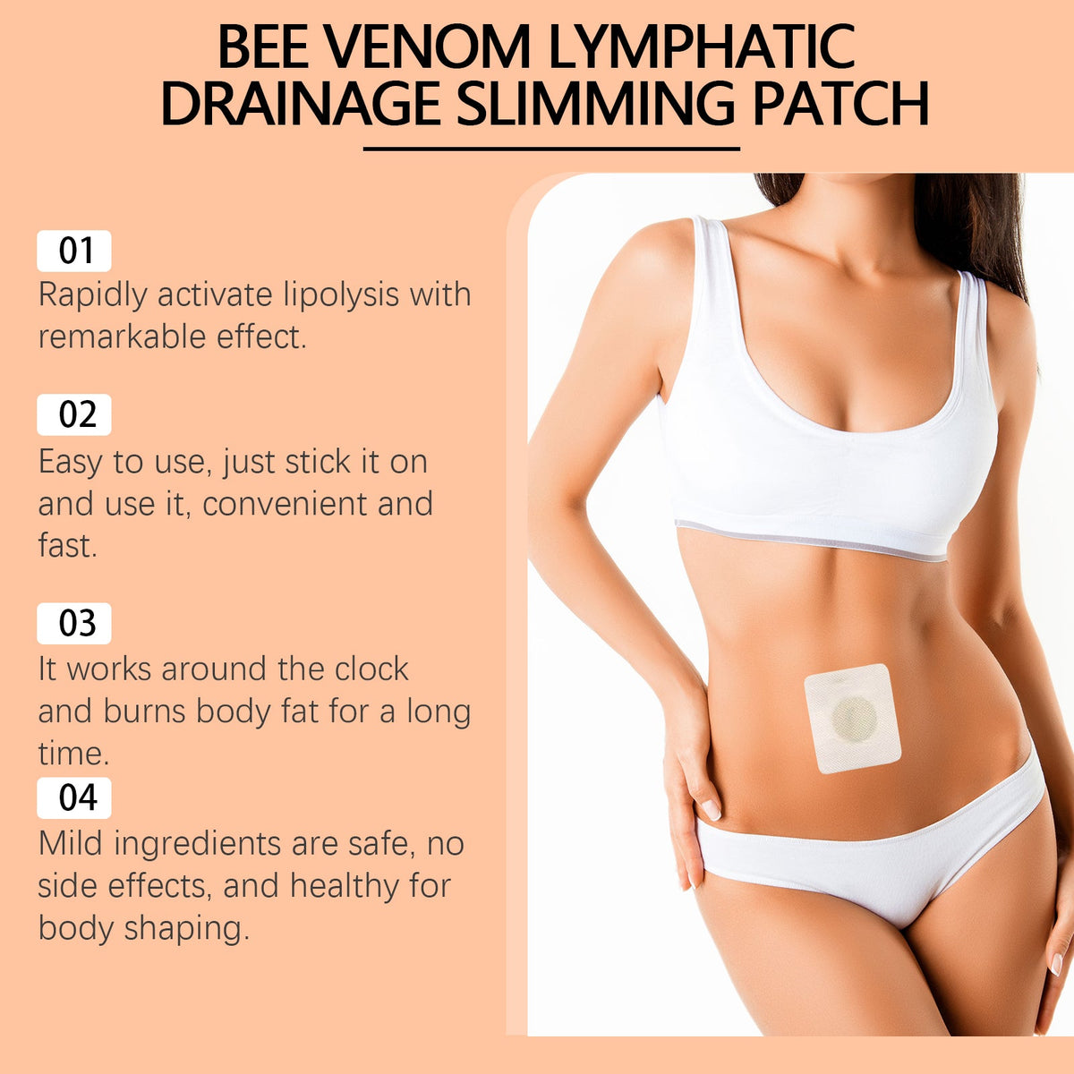 Body care patch with ginger extract