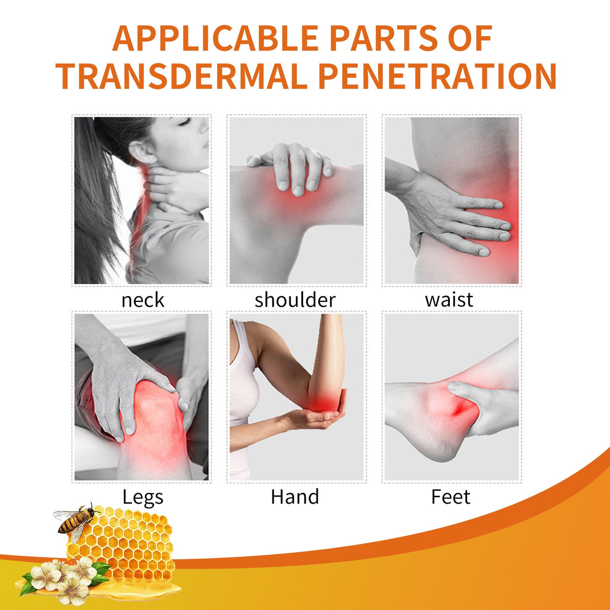 Bee Venom Specialized Therapeutic Gel relieving muscle soreness and pain
