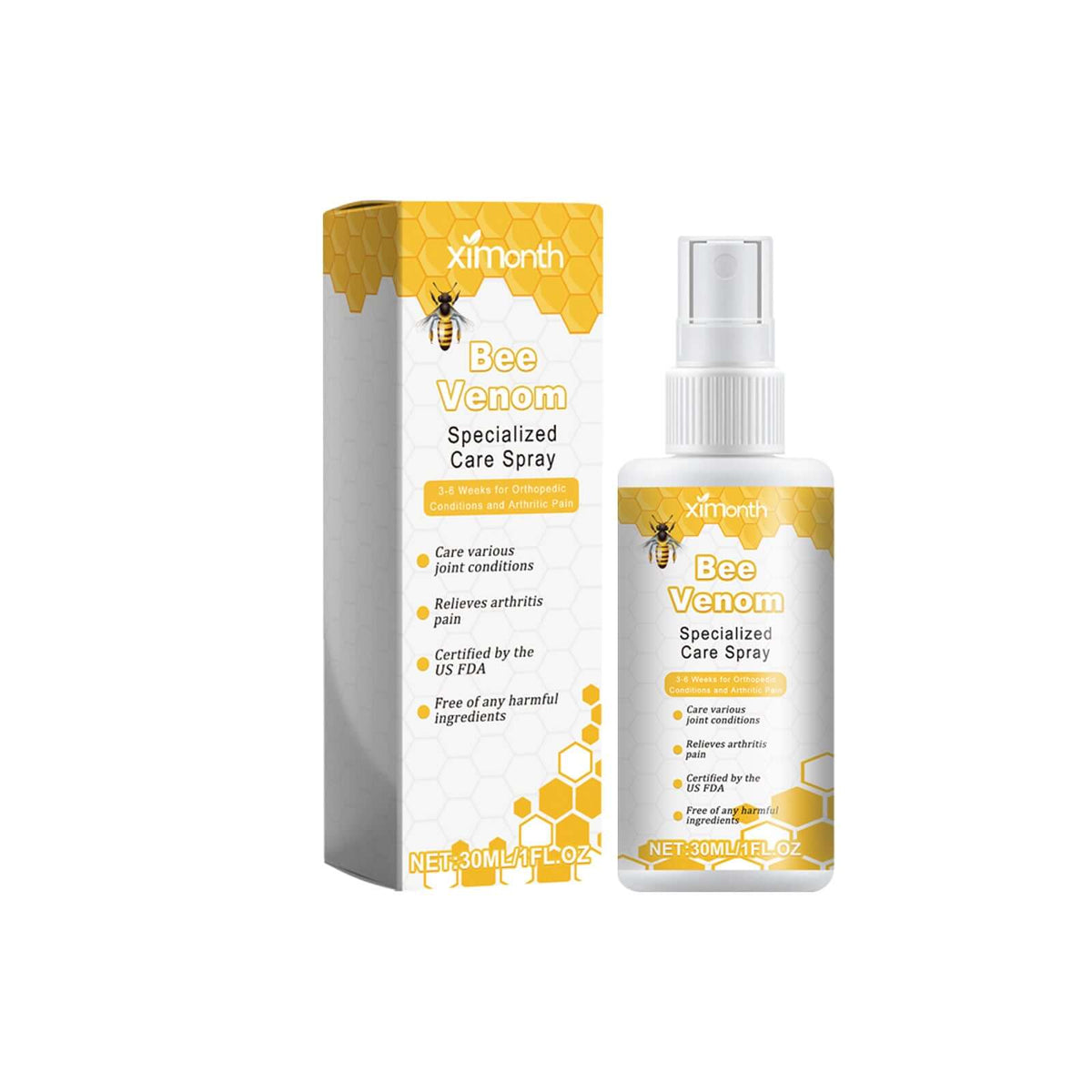Ximonth Bee Venom Specialized Care Spray – Full product view for joint and muscle relief