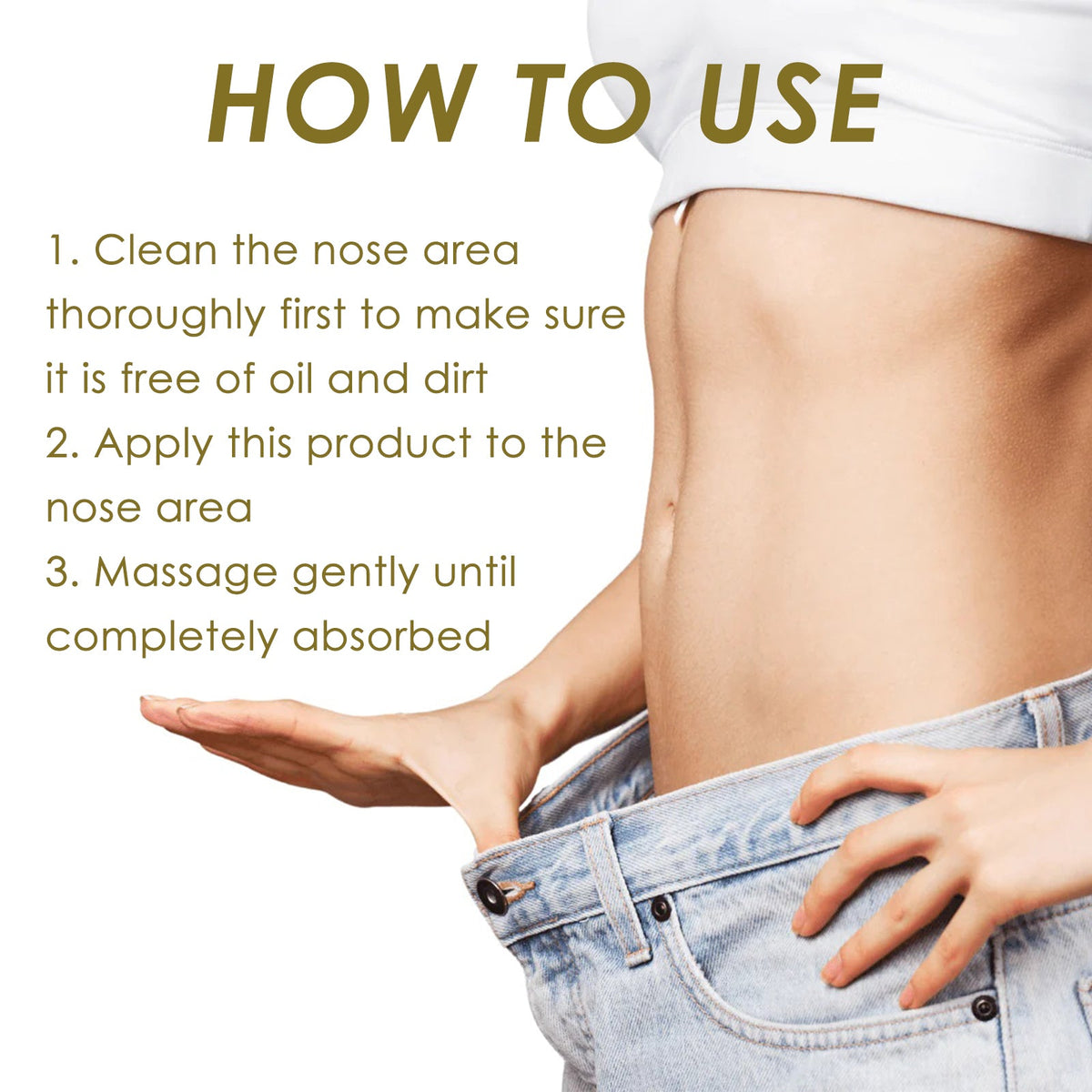 How to apply XIMONTHS nose contour cream