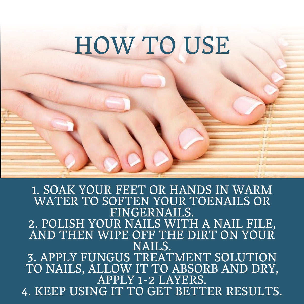 How to apply XIMONTHS nail fungus treatment