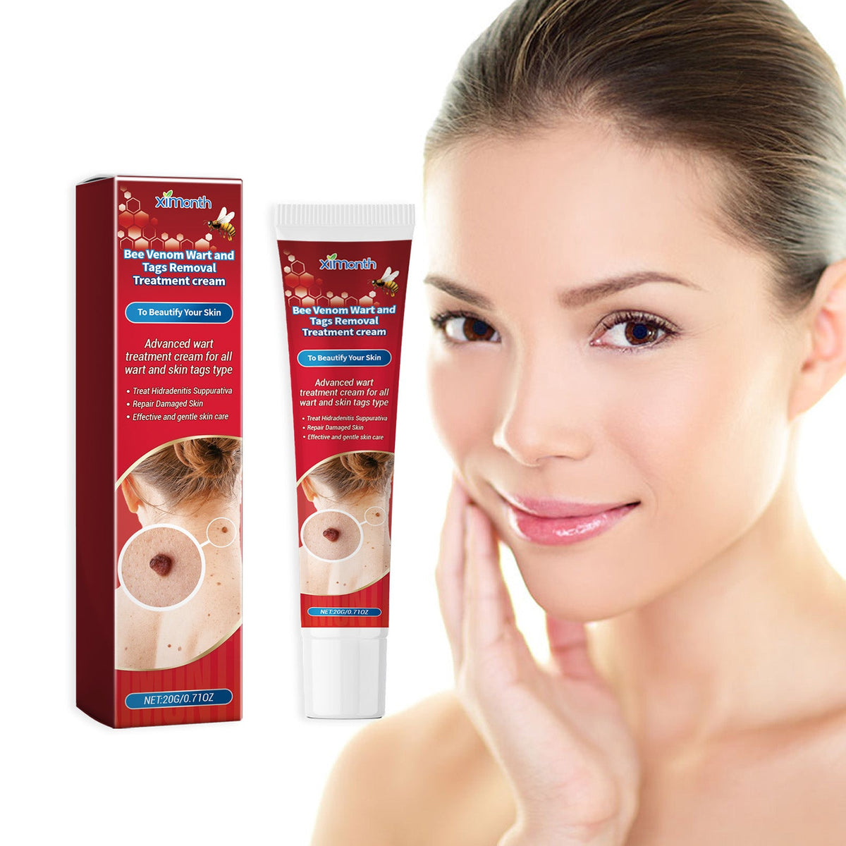 Spot care cream with salicylic acid and tea tree