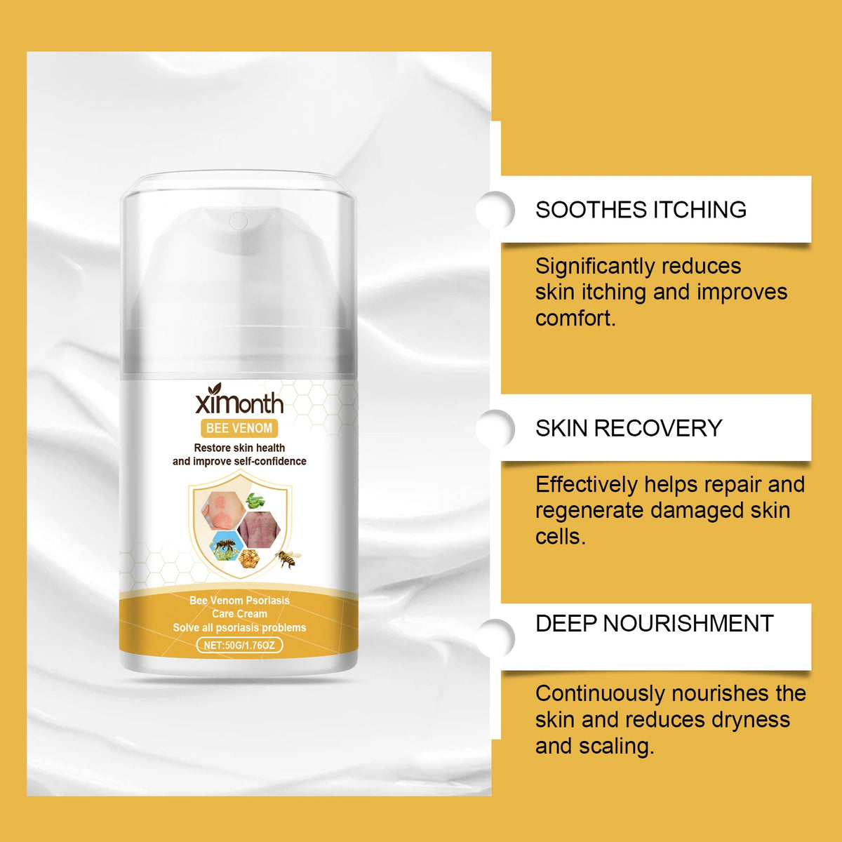 Bee venom care cream botanical ingredient overview