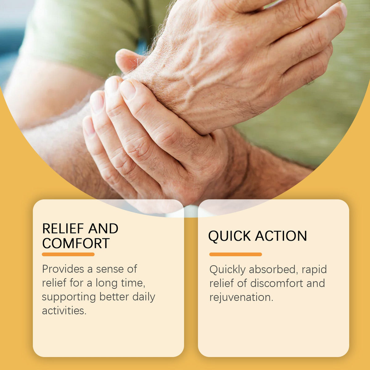 Bee Venom Joint Care Cream with Glucosamine and Arnica relieves wrist joint pain