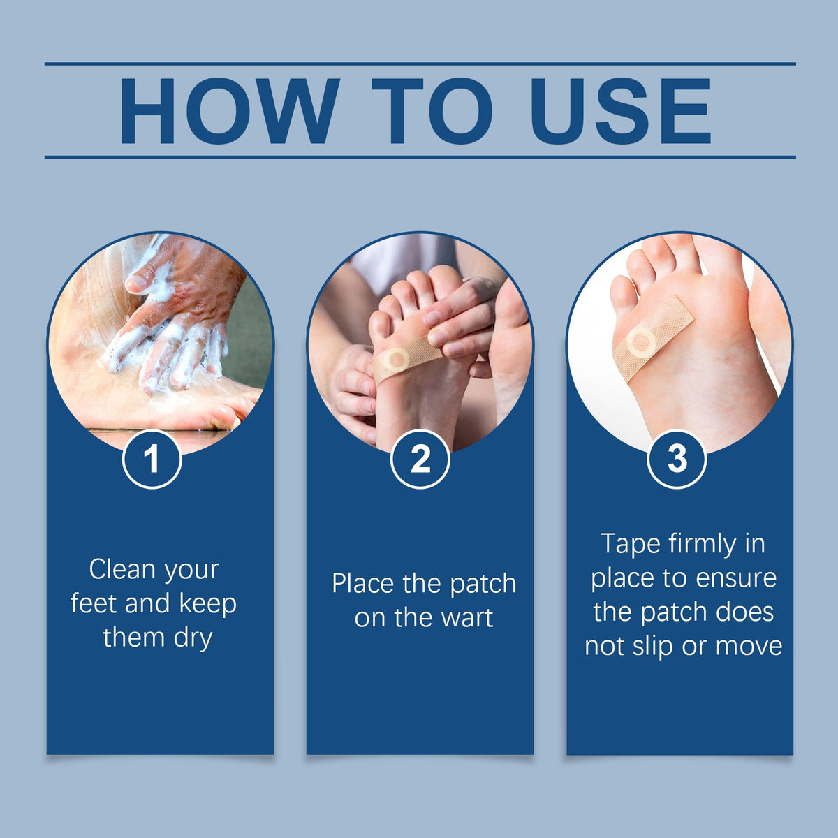 How to apply XIMONTHS wart care patch